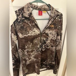 She outdoor quarter zip worn twice